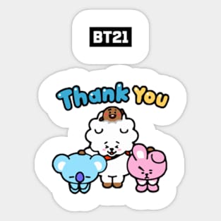 bt21 bts exclusive design 31 Sticker